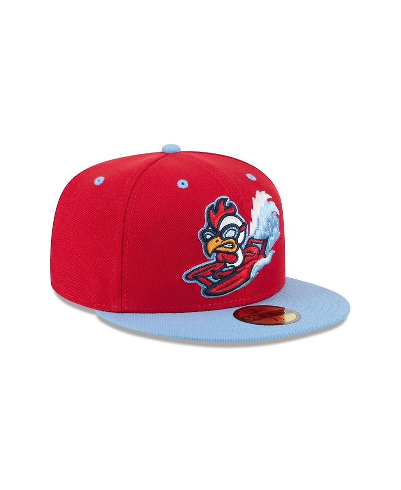 New Era Men's Red Tri-City Dust Devils Theme Nights 59FIFTY Fitted Hat