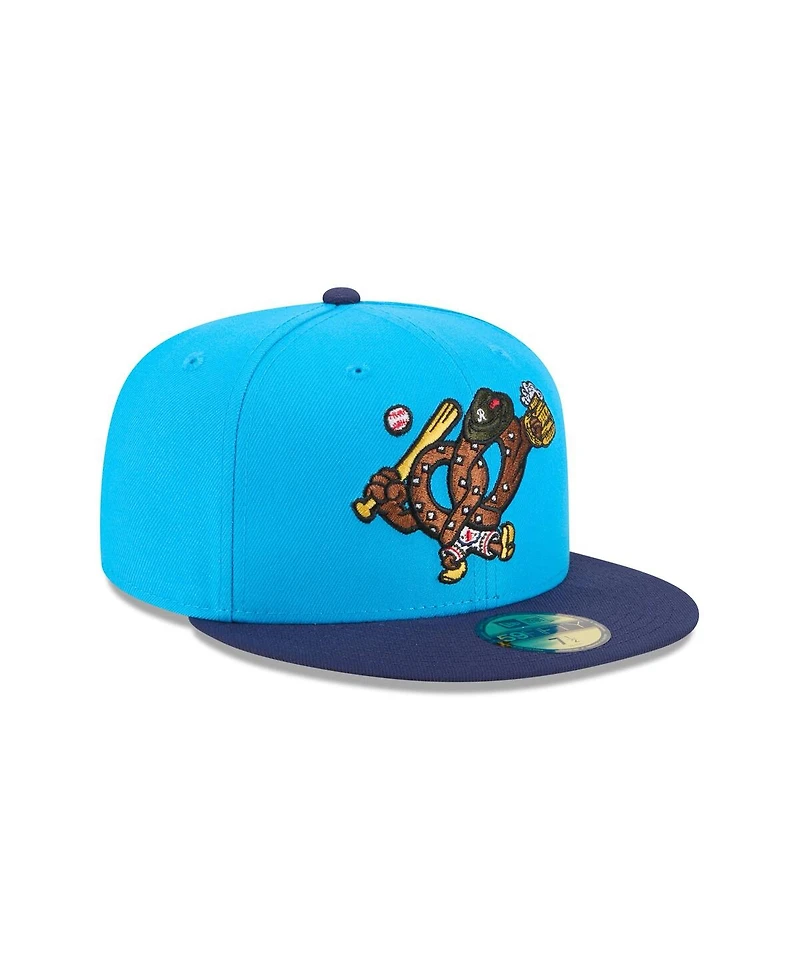 New Era Men's Blue Reading Fightin Phils Theme Nights 59FIFTY Fitted Hat