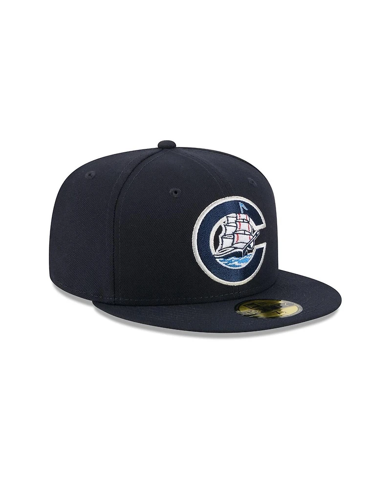 New Era Men's Navy Columbus Clippers Theme Nights 59FIFTY Fitted Hat