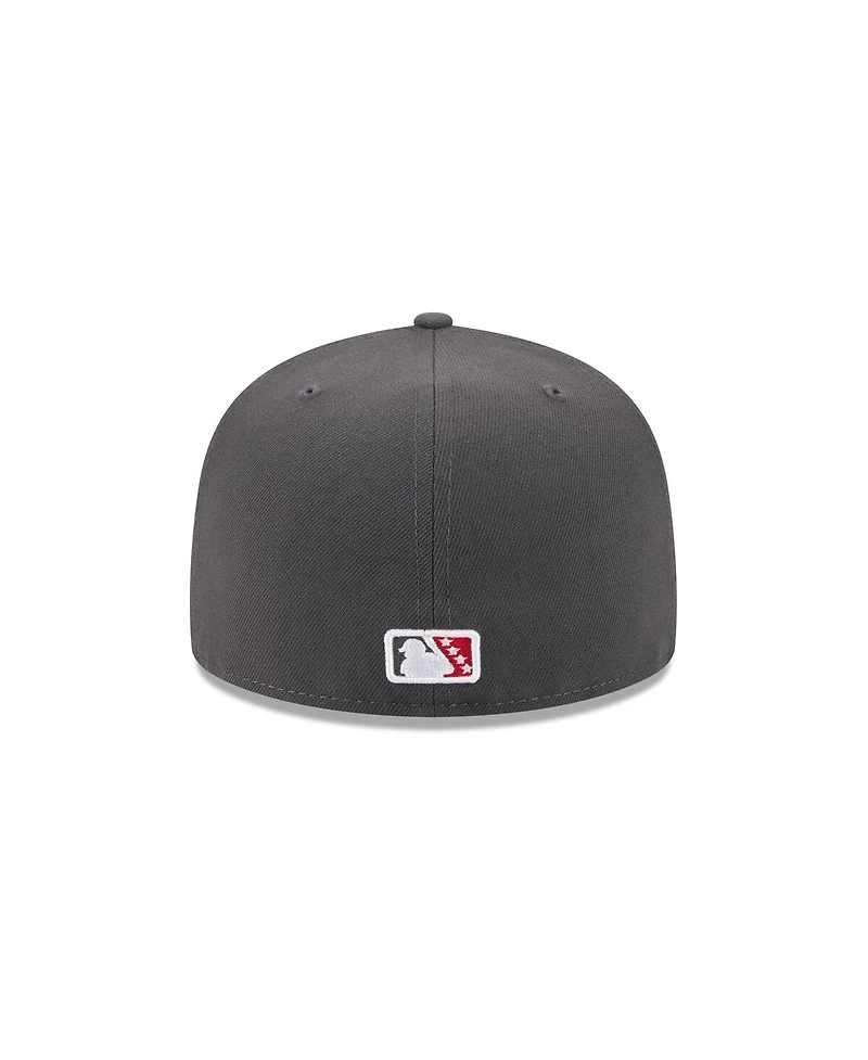 New Era Men's Gray Norfolk Tides Theme Nights 59FIFTY Fitted Hat