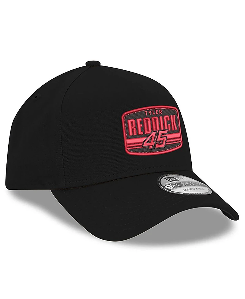 New Era Men's Black Tyler Reddick 9FORTY A-Frame Patch Adjustable Hat