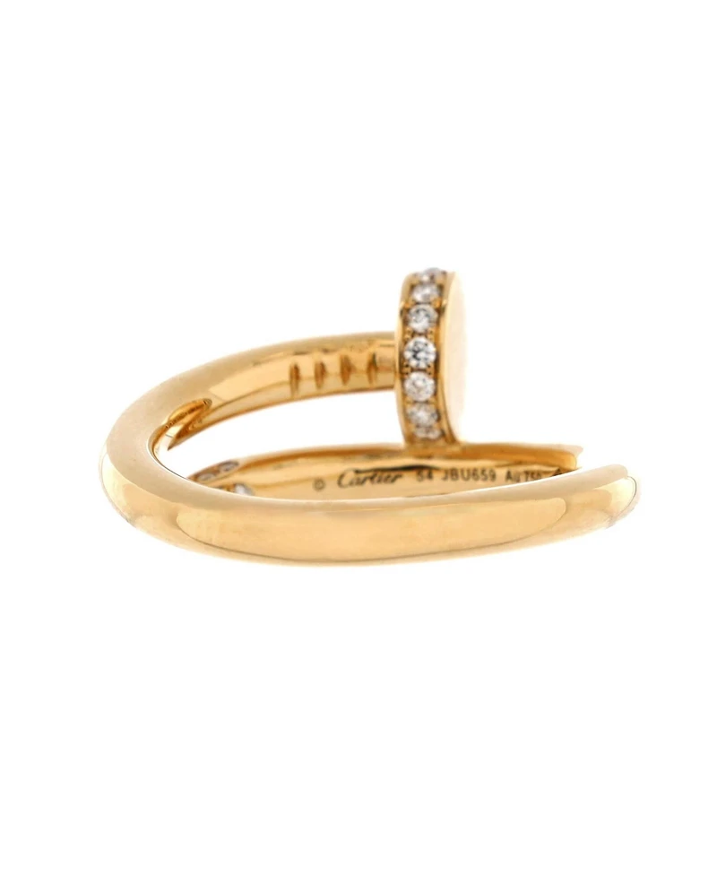 Pre-Owned Cartier Juste un Clou Ring 18K Gold and Diamonds