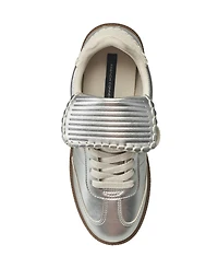 French Connection Women's Over Sized Tounge Amile Sneaker