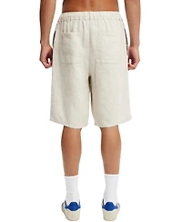 Cotton On Men's Baggy Linen Shorts
