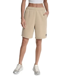 Dkny Sport Women's Relaxed-Fit Vented Bermuda Shorts