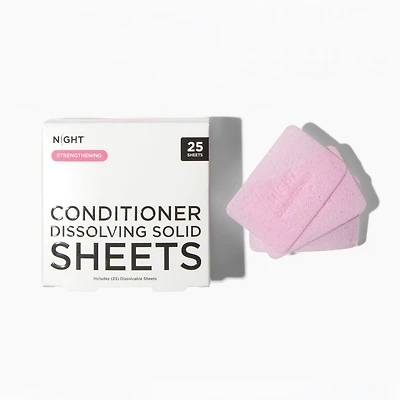 Mess Free Conditioner Sheets, Instantly Dissolves, 25 Washes