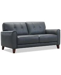 Ashlinn 82" 2 Seat Leather Sofa, Exclusively at Macy's