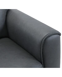 Ashlinn 84" 3 Seat Leather Sofa, Exclusively at Macy's