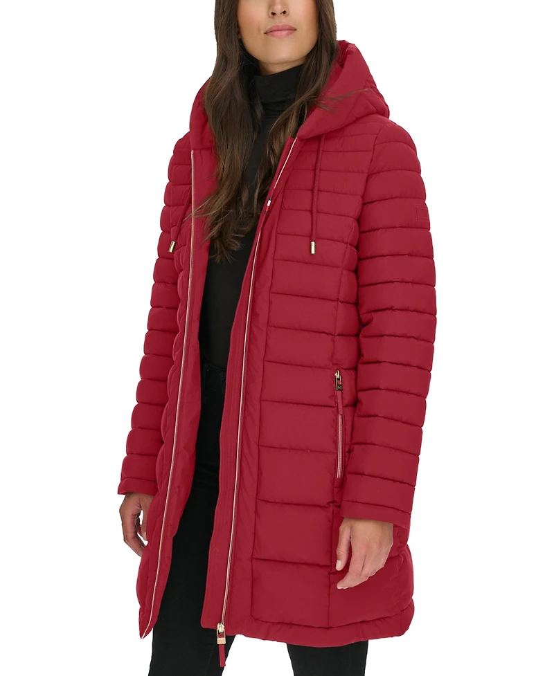 Tommy Hilfiger Women's Hooded Packable Puffer Coat