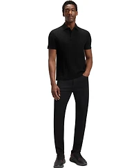 Porsche x Boss Mercerized Cotton Houndstooth Polo shirt