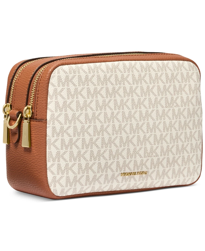 Michael Kors Bryant Medium Double Zip Chain Camera Crossbody