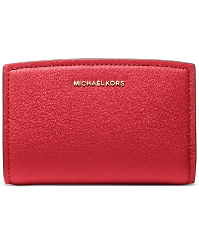 Michael Kors Bryant Leather Zip Around Mini Wallet