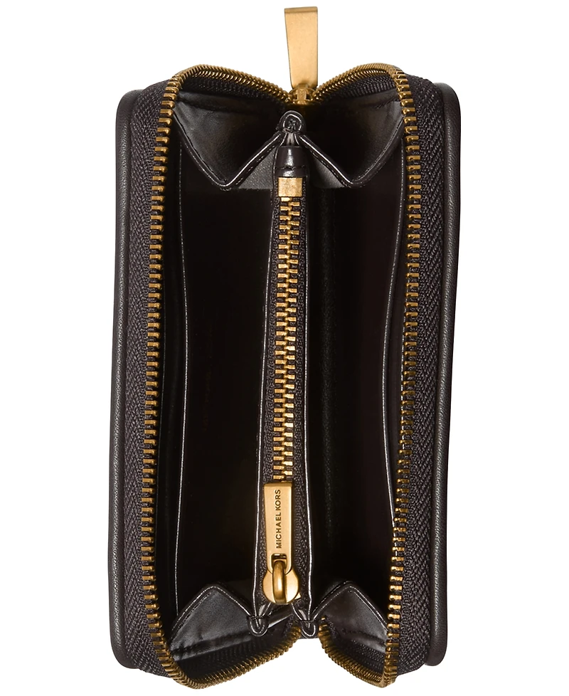 Michael Michael Kors Jet Set Small Zip Around Card Case