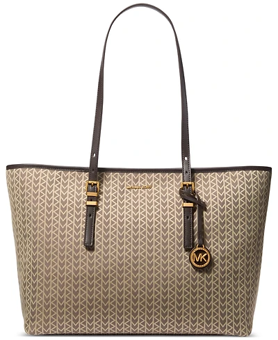 Michael Michael Kors Quinn Large MK2000 Logo Jacquard Tote bag