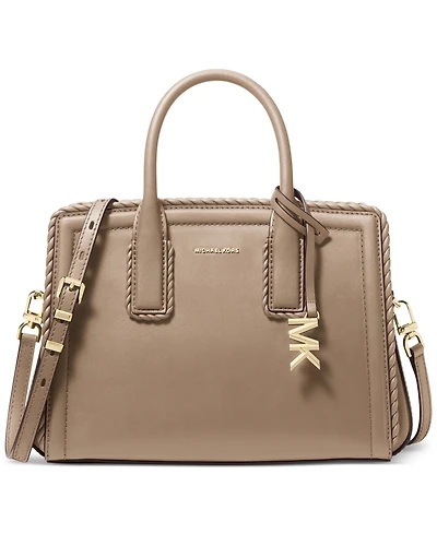 Michael Kors Laila Small Leather Satchel
