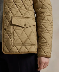 Polo Ralph Lauren Women's Corduroy-Trim Quilted Barn Jacket