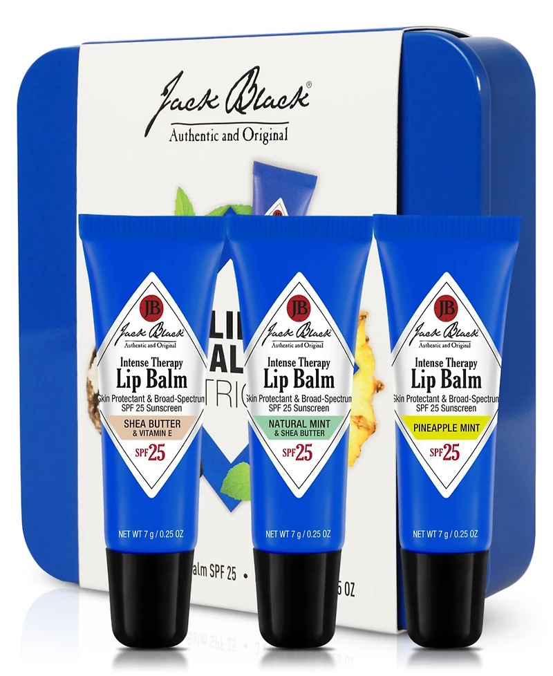 Jack Black 3-Pc. Lip Balm Set