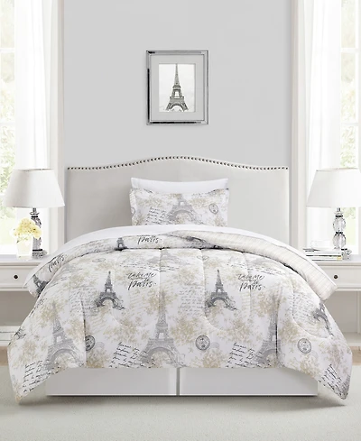Sunham Paris Floral 8-Pc. Comforter Set