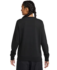 Nike Sportswear Women's Club Fleece Graphic Crewneck Sweatshirt