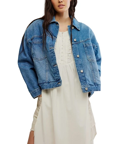 Free People Women's Opal Swing Denim Jacket