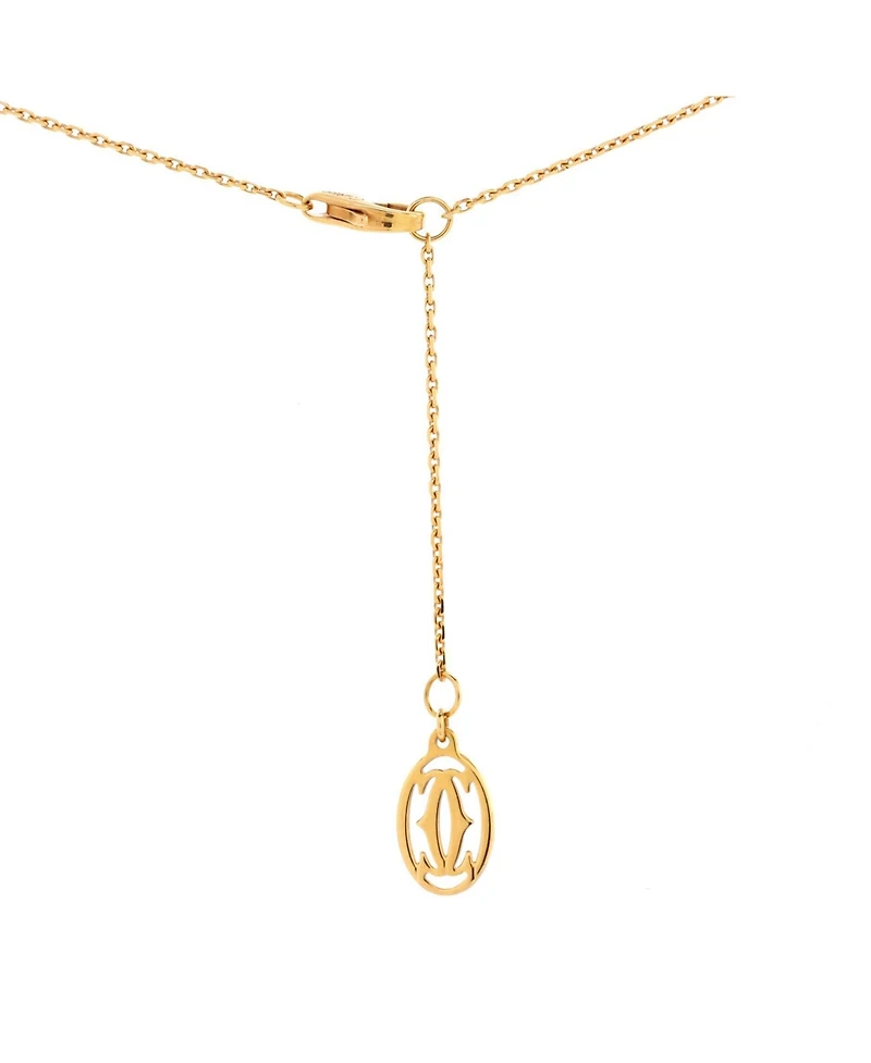 Pre-Owned Cartier Heart Pendant Necklace 18K Rose Gold and Diamonds