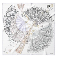Venetian Fan - Silk Bandana for Women
