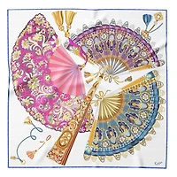 Venetian Fan - Silk Bandana for Women