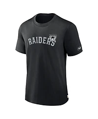 Nike Men's Black Las Vegas Raiders Rewind Slogan T-Shirt