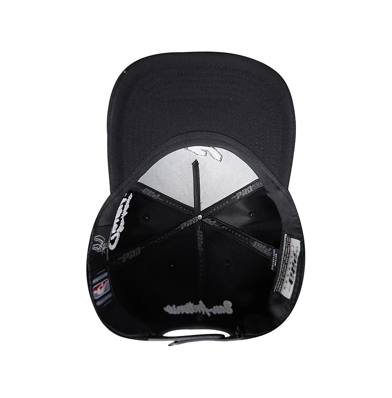 Pro Standard Men's Black San Antonio Spurs Paint the City Pinch Front Snapback Hat