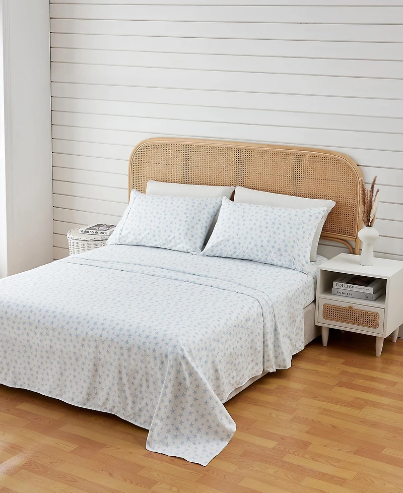 Linery & Co. Ultra-Soft Coastal-Inspired Brushed Microfiber Sheet Set