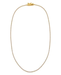 By Adina Eden Classic Thin Tennis Necklace