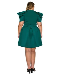 L I V D Plus Karina Neoprene Flare Dress