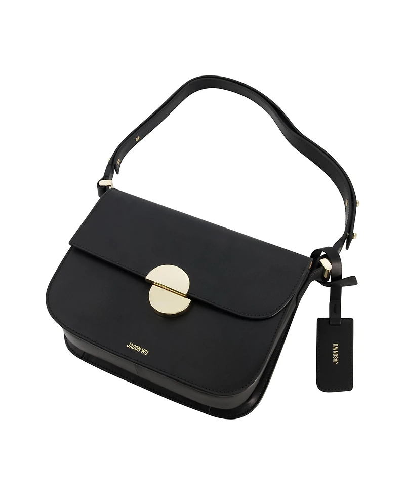 Jason Wu Black Shoulder Bag, Grape