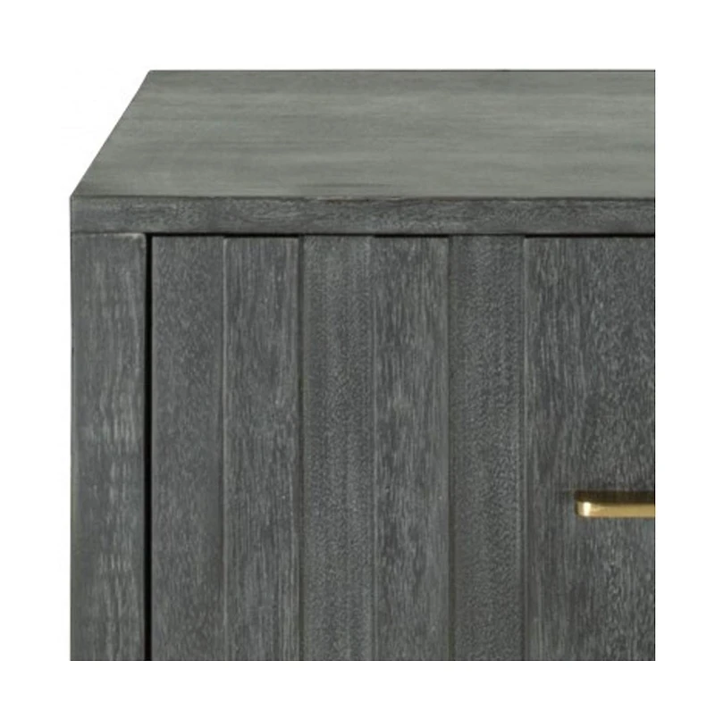 Low One Drawer Nightstand for Bedroom Small Bedside Table with Storage