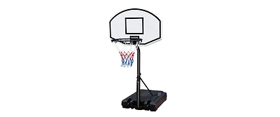 Portable Basketball Hoop System ,4.76-10ft Height Adjustable for Youth Adults Led lights