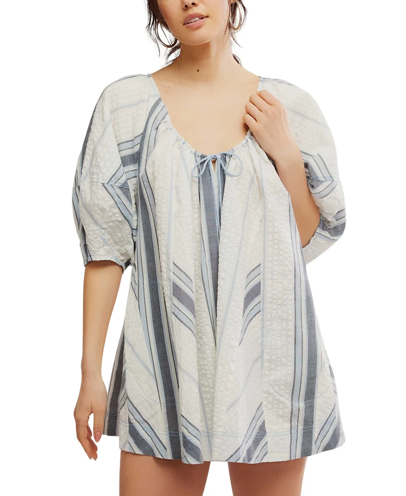 Free People Women's Bop Around Scoop-Neck Romper