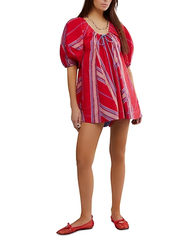 Free People Women's Bop Around Scoop-Neck Romper