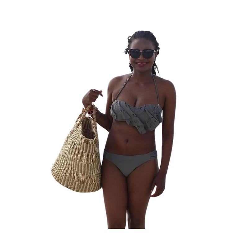 Life Handmade Sisal Tote Bag Beach Sustainable Straw Basket