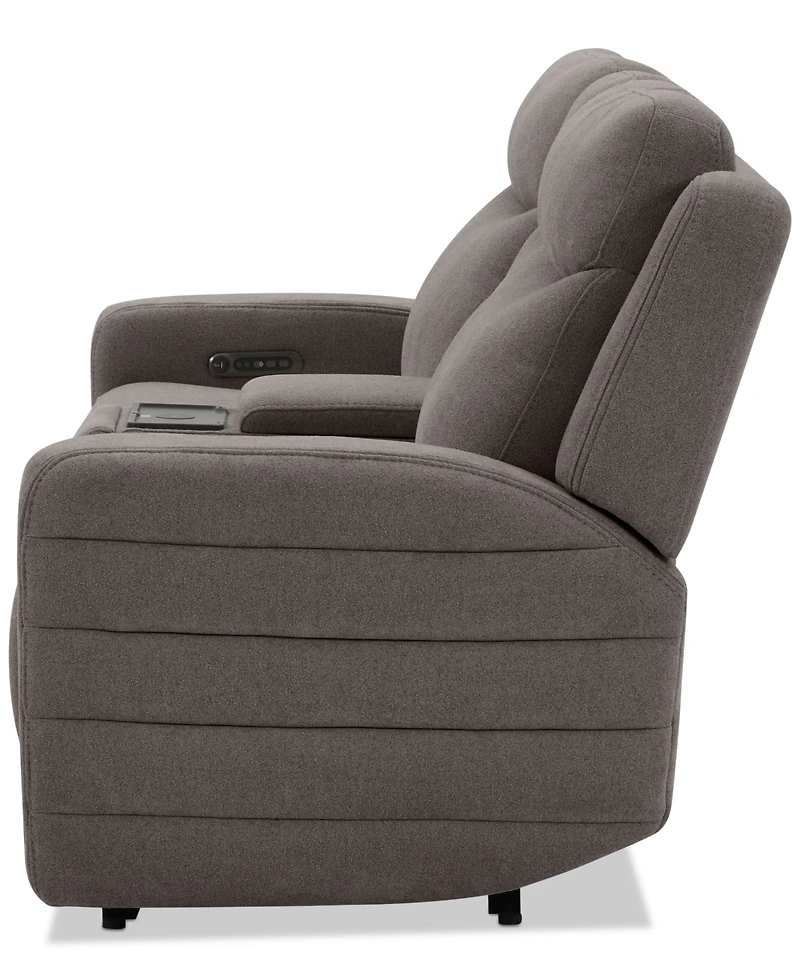 Kristyan3-Pc. Fabric Sofa with 2 Power Motion Chairs and Console, Exclusively at Macy's