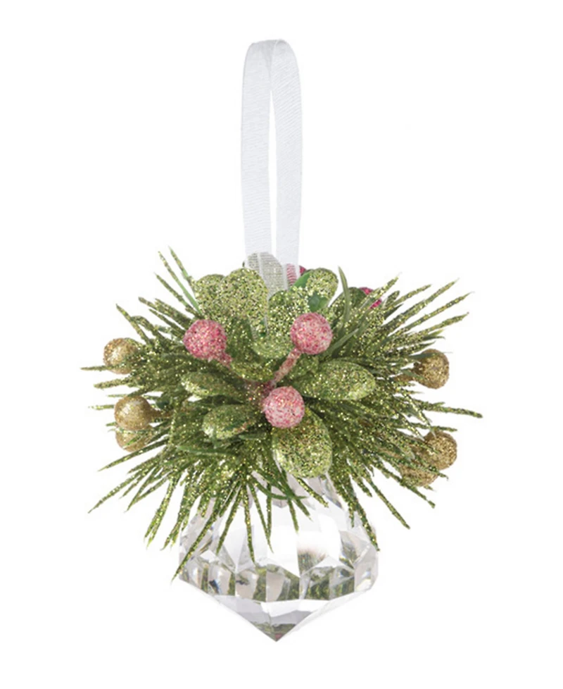 Ganz Kissing Krystals Teeny Mistletoe Jewel Ornament
