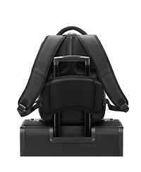 Alpine Swiss 13” Laptop Travel Backpack Genuine Leather Slim Carry On Daypack