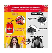 Backyard Arcade | 2-in-1 Bean Bag Toss Game for Kids w/ Carry Bag | 5-Second Setup & Storage | Carnival Games for Kids