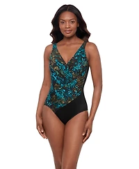 Miraclesuit Women's Flor De Mare Oceanus Dd One Piece Swimsuit