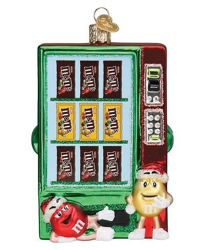Old World Christmas 4.75" Mars Wrigley Candies M&M's Vending Machine Ornament