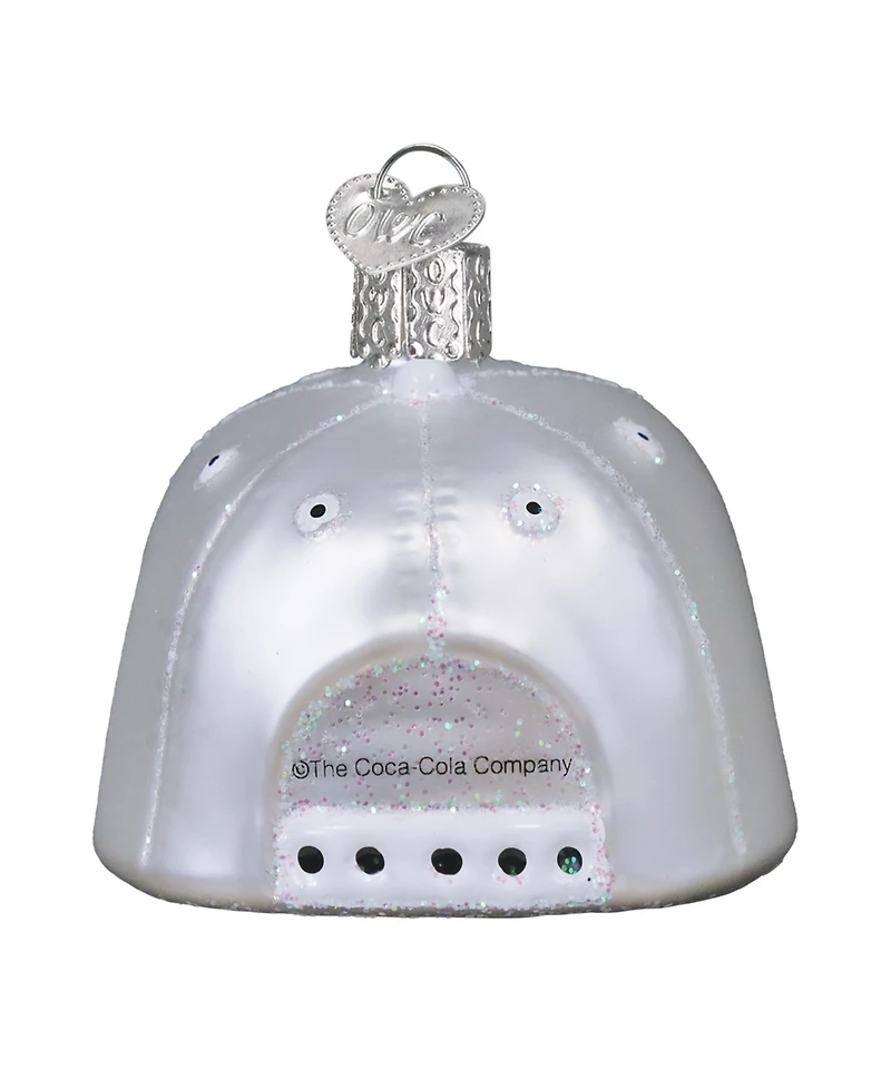 Old World Christmas 3.25" Coca-Cola Diet Coke Baseball Cap Ornament