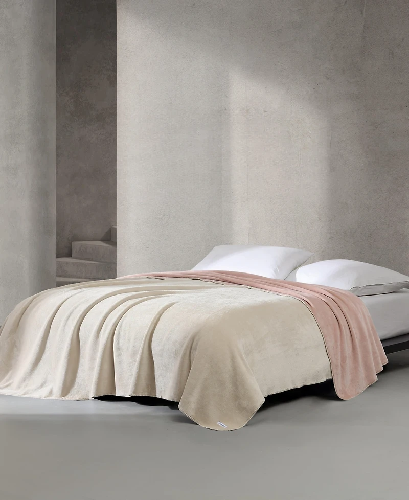 Calvin Klein Modern Solid Reversible Blanket