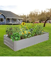 6x3x1 ft Metal Raised Garden Bed - Easy Assembly & Durable