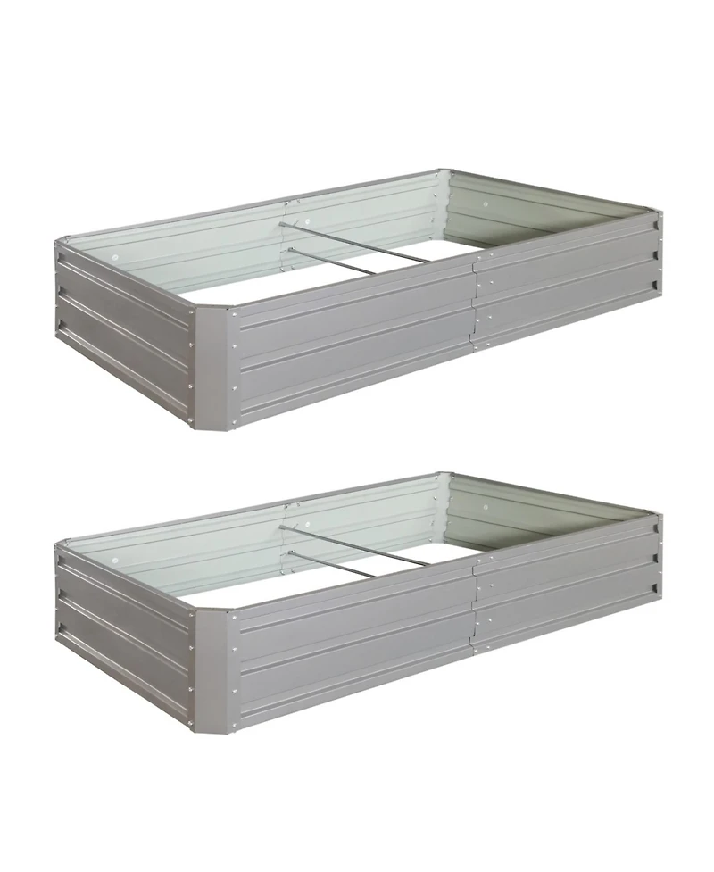 6x3x1 ft Metal Raised Garden Bed - Easy Assembly & Durable