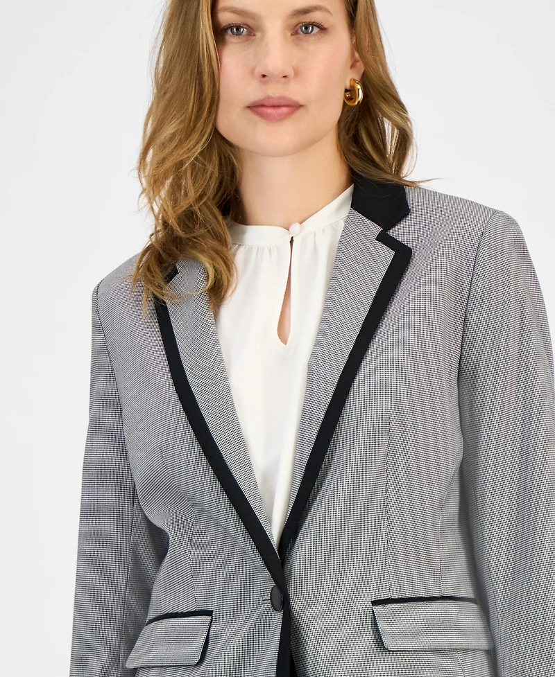 Kasper Women's Framed Single-Button Blazer, Regular & Petite