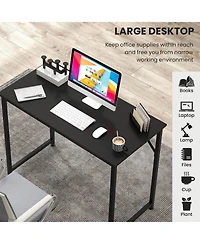L Shaped Computer Desk and Writing Workstation for Home Office